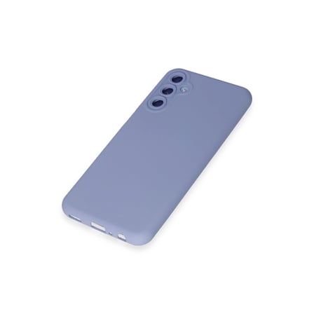 Hediyelik Samsung Galaxy M34 5g Kılıf Nano İçi Kadife Silikon - Lila