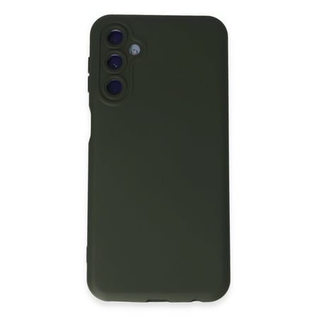 Hediyelik Samsung Galaxy M14 5g Kılıf Nano İçi Kadife Silikon - Koyu Yeşil
