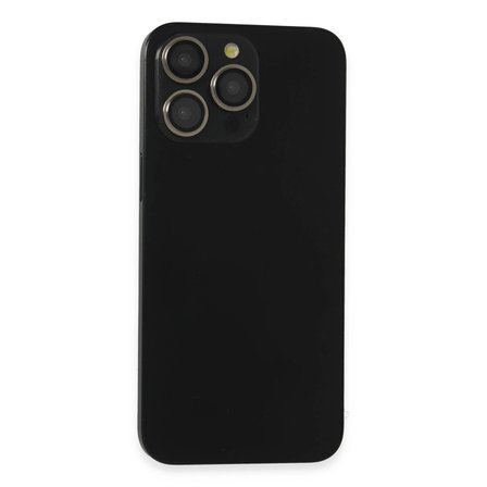 Hediyelik Joko Apple İphone 15 Pro Max Pvd Metal Kamera Lens - Lacivert