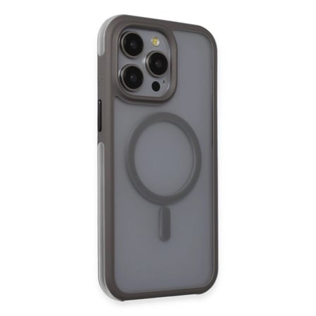 Hediyelik Joko Apple İphone 15 Pro Toras Airbag Magsafe Kapak - Titan Gri