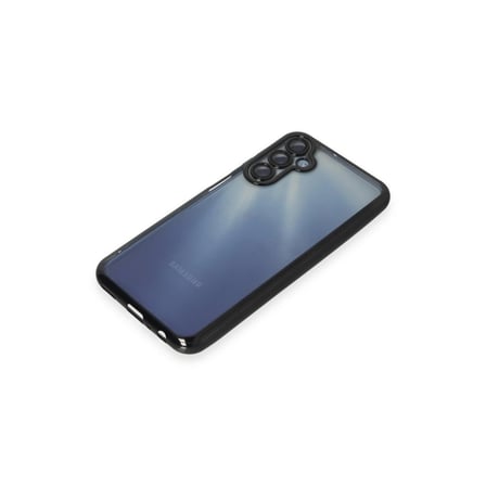 Hediyelik Samsung Galaxy A55 5g Kılıf Razer Lensli Silikon - Siyah