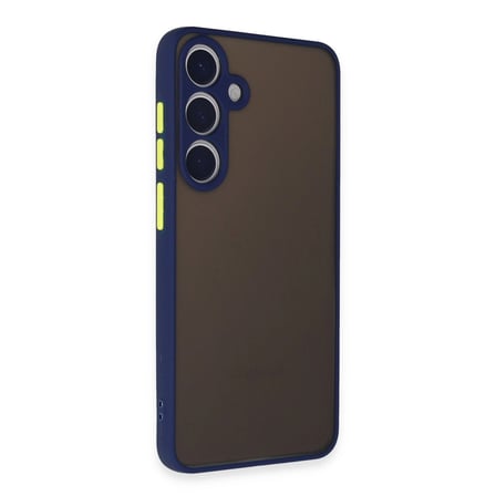Hediyelik Samsung Galaxy S24 Kılıf Montreal Silikon Kapak - Lacivert