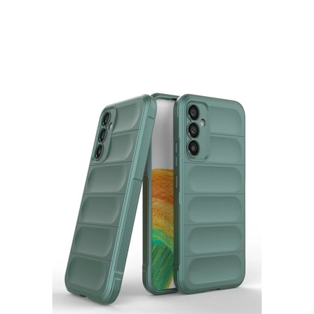 Hediyelik Samsung Galaxy A15 4g Kılıf Optimum Silikon - Koyu Yeşil