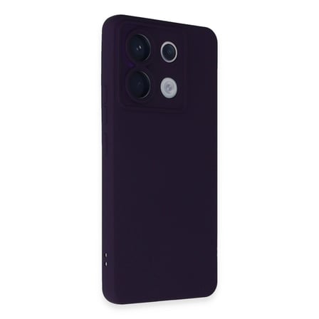 Hediyelik Xiaomi Redmi Note 13 Pro 5g Kılıf Nano İçi Kadife Silikon - Mor
