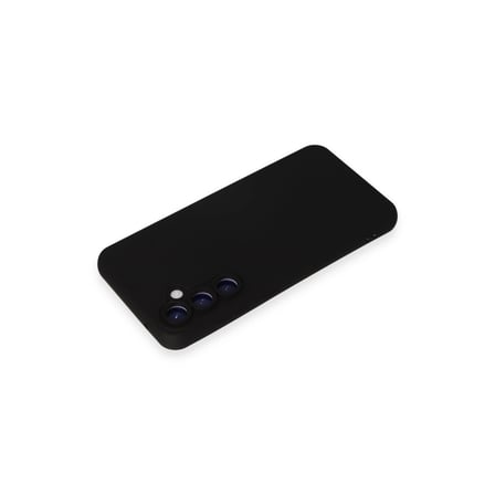 Hediyelik Samsung Galaxy S24 Plus Kılıf Nano İçi Kadife Silikon - Siyah