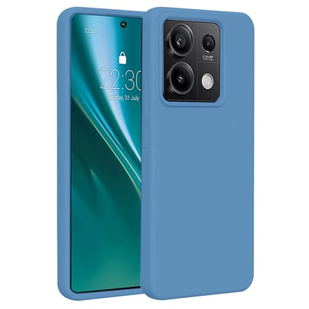 Hediyelik Xiaomi Redmi Note 13 4g Kılıf First Silikon - Mavi