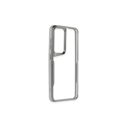 Hediyelik Samsung Galaxy A35 5g Kılıf Boyi Silikon Kapak - Gümüş