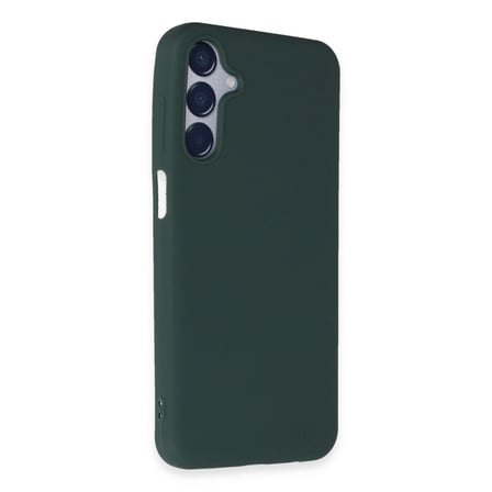 Hediyelik Samsung Galaxy M15 Kılıf First Silikon - Koyu Yeşil