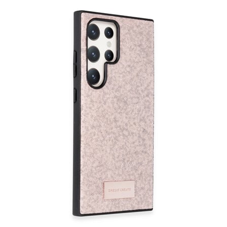 Hediyelik Onegif Samsung Galaxy S23 Ultra Bright Simli Kapak - Pembe