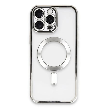 Hediyelik Apple İphone 16 Pro Max Kılıf Kross Magneticsafe Kapak - Gümüş