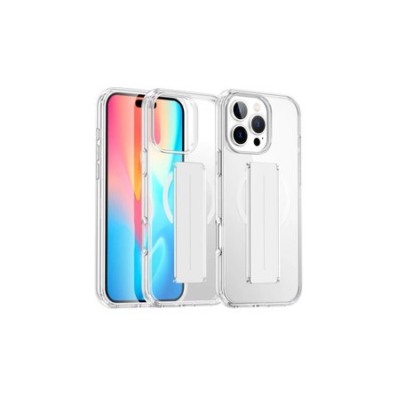 Hediyelik Joko Apple İphone 16 Pro Max Kılıf Alfa Magsafe Standlı Kapak - Şeffaf