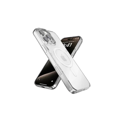 Hediyelik Joko Apple İphone 16 Pro Gleam Pc Sert Magsafe Kılıf - Şeffaf