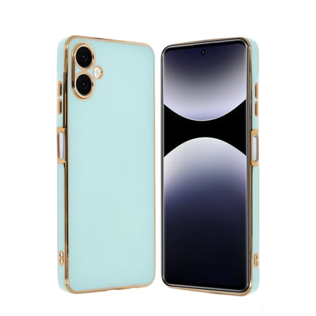 Hediyelik Samsung Galaxy A06 Kılıf Volet Silikon - Açık Yeşil