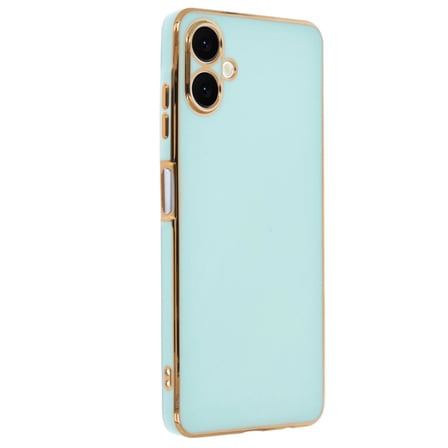 Hediyelik Samsung Galaxy A06 Kılıf Volet Silikon - Açık Yeşil