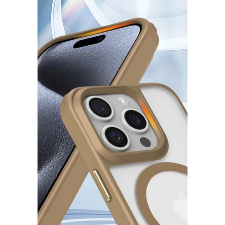 Hediyelik Apple İphone 16 Pro Kılıf Enka Magsafe Silikon Kılıf - Lacivert
