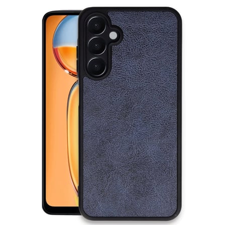 Hediyelik Samsung Galaxy A36 Kılıf Aras Deri Kapak - Lacivert