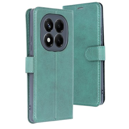 Hediyelik Xiaomi Redmi Note 14 Pro 5g Kılıf Trend S Plus Kapaklı Kılıf - Yeşil