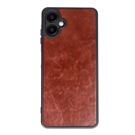 Hediyelik Samsung Galaxy A06 Kılıf Aras Deri Kapak - Bordo