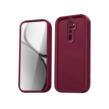 Hediyelik Xiaomi Redmi Note 8 Pro Kılıf Viera Silikon - Bordo