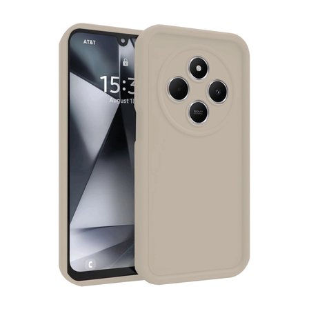Hediyelik Xiaomi Redmi 14c Kılıf Viera Silikon - Krem