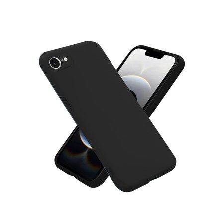 Hediyelik Apple İphone 16e Kılıf First Silikon - Siyah