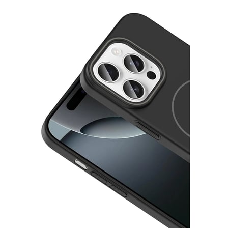 Hediyelik Joko Apple İphone 15 Pro Max Broş Magsafe Kapak - Çöl Titanyum