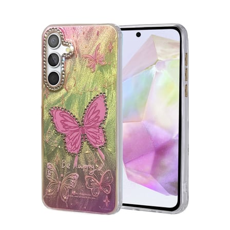 Hediyelik Samsung Galaxy A35 5g Kılıf Blade Aynalı Desenli Kapak - Desen 5