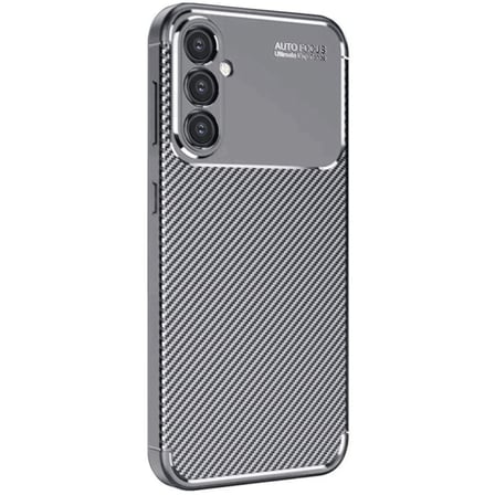 Hediyelik Samsung Galaxy A26 Kılıf Auto Focus Karbon Kapak - Gri