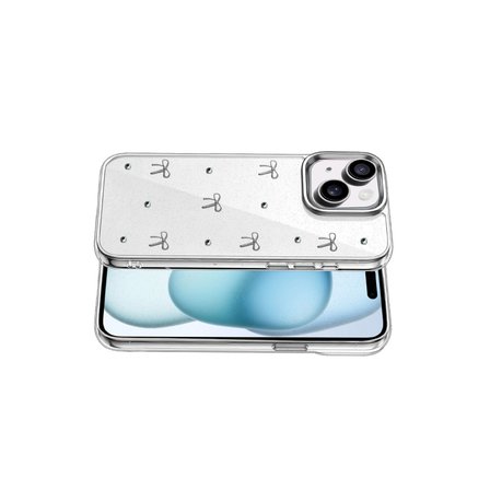 Hediyelik Apple İphone 15 Fiyonk Desenli Kapak - Desen 5