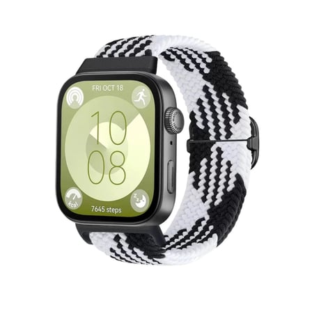 Hediyelik Huawei Fit 4  Kordon (saat Değildir) - Siyah-beyaz