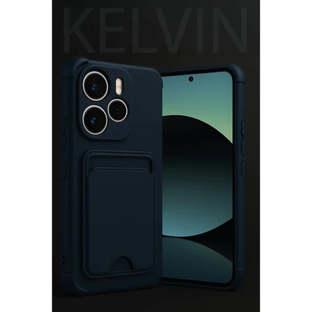 Hediyelik Xiaomi Redmi Note 14 4g Kelvin Kartvizitli Silikon - Derin Mor