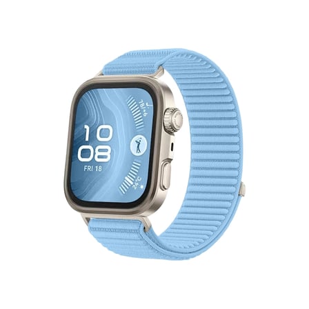 Hediyelik Huawei Fit 4 Braid Kordon (saat Değildir) - Açık Mavi