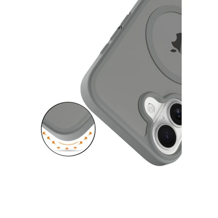 Hediyelik Joko Apple İphone 17 Jota Magsafe Kapak - Titan Gri