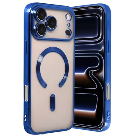 Hediyelik Apple İphone 17 Pro Max Kross Magneticsafe Kapak - Lacivert