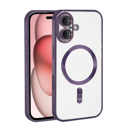 Hediyelik Apple İphone 17 Kross Magneticsafe Kapak - Mor