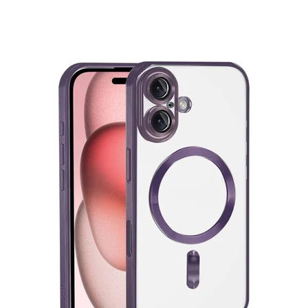 Hediyelik Apple İphone 17 Kross Magneticsafe Kapak - Mor