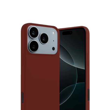 Hediyelik Apple İphone 17 Pro First Silikon - Bordo