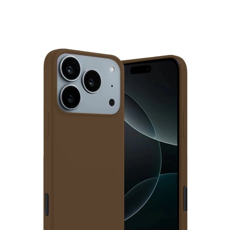 Hediyelik Apple İphone 17 Pro Max First Silikon - Kahverengi