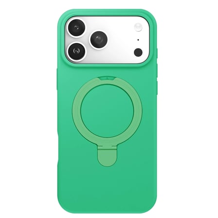Hediyelik Apple İphone 17 Pro Max Regal Magsafe Standlı Kapak - Yeşil