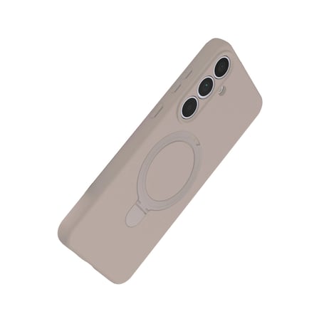 Hediyelik Samsung Galaxy S25 Fe Regal Magsafe Standlı Kapak - Çöl Titanyum