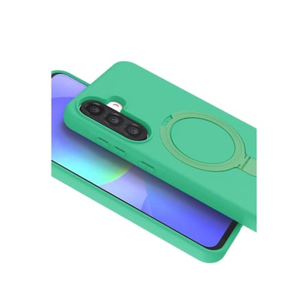 Hediyelik Samsung Galaxy A36 Regal Magsafe Standlı Kapak - Yeşil