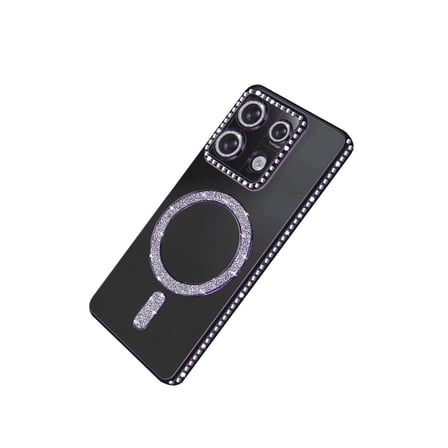 Hediyelik Xiaomi Redmi 13c Joke Simli Magneticsafe Kılıf - Derin Mor