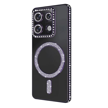 Hediyelik Xiaomi Redmi 13c Joke Simli Magneticsafe Kılıf - Derin Mor