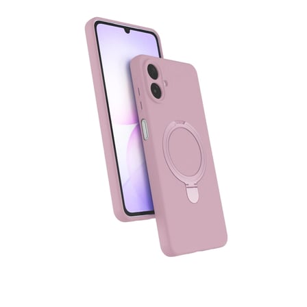 Hediyelik Samsung Galaxy A07 4g Regal Magsafe Standlı Kapak - Açık Pembe