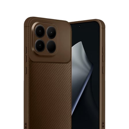 hediyelik xiaomi mi 15t auto focus karbon kapak - kahverengi