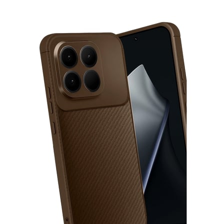 hediyelik xiaomi mi 15t auto focus karbon kapak - kahverengi
