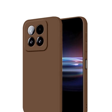 Hediyelik Xiaomi Mi 15t First Silikon - Kahverengi