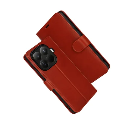 Hediyelik Xiaomi Mi 15t Pro Trend S Plus Kapaklı Kılıf - Kırmızı