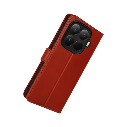 Hediyelik Xiaomi Mi 15t Pro Trend S Plus Kapaklı Kılıf - Kırmızı