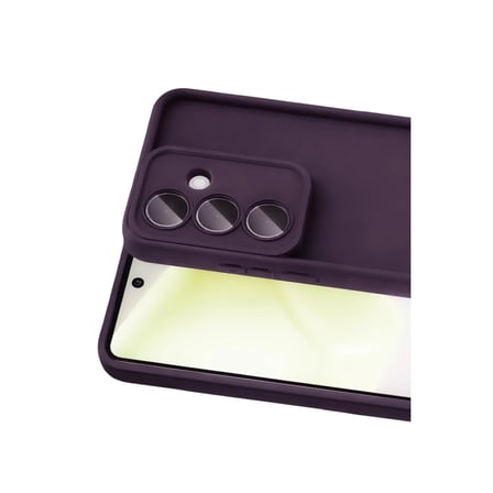 Hediyelik Samsung Galaxy A57 5g Viera Silikon - Mürdüm
